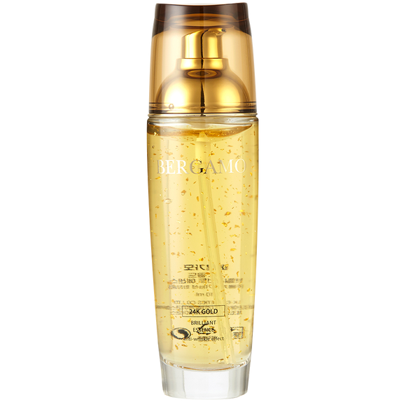 BERGAMO 24K Gold Brilliant Essence 110 ml - Rozświetlająca esencja do twarzy