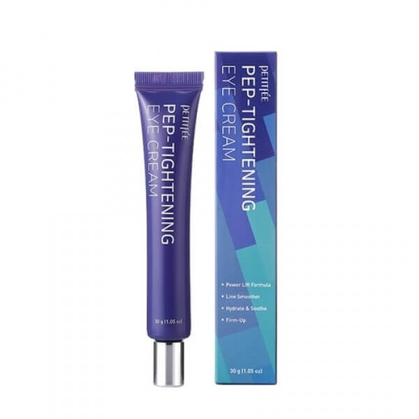 PETITFEE PEP-TIGHTENING Eye Cream 30 g - Przeciwzmarszczkowy krem ​​peptydowy do skóry wokół oczu