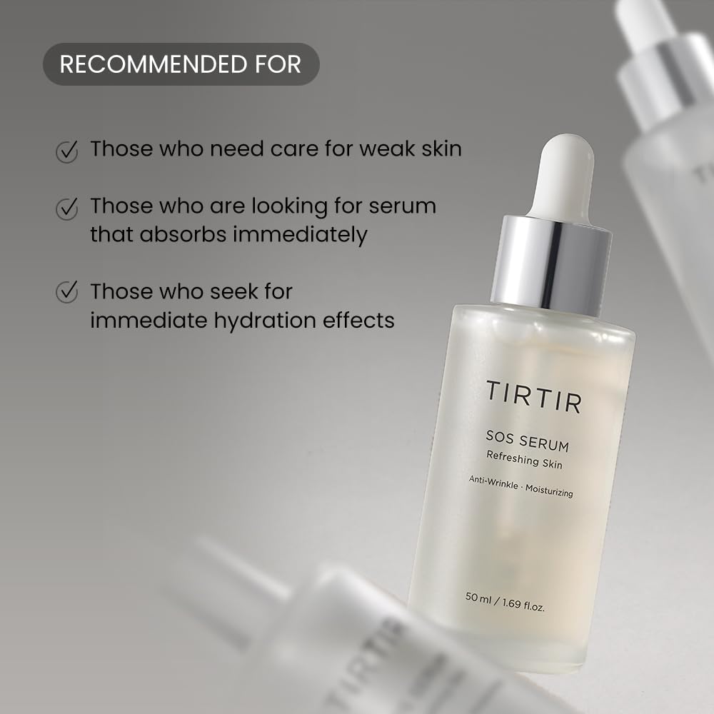 TIRTIR SOS SERUM 50 ml - Kojąco-regenerujące serum do twarzy — 2