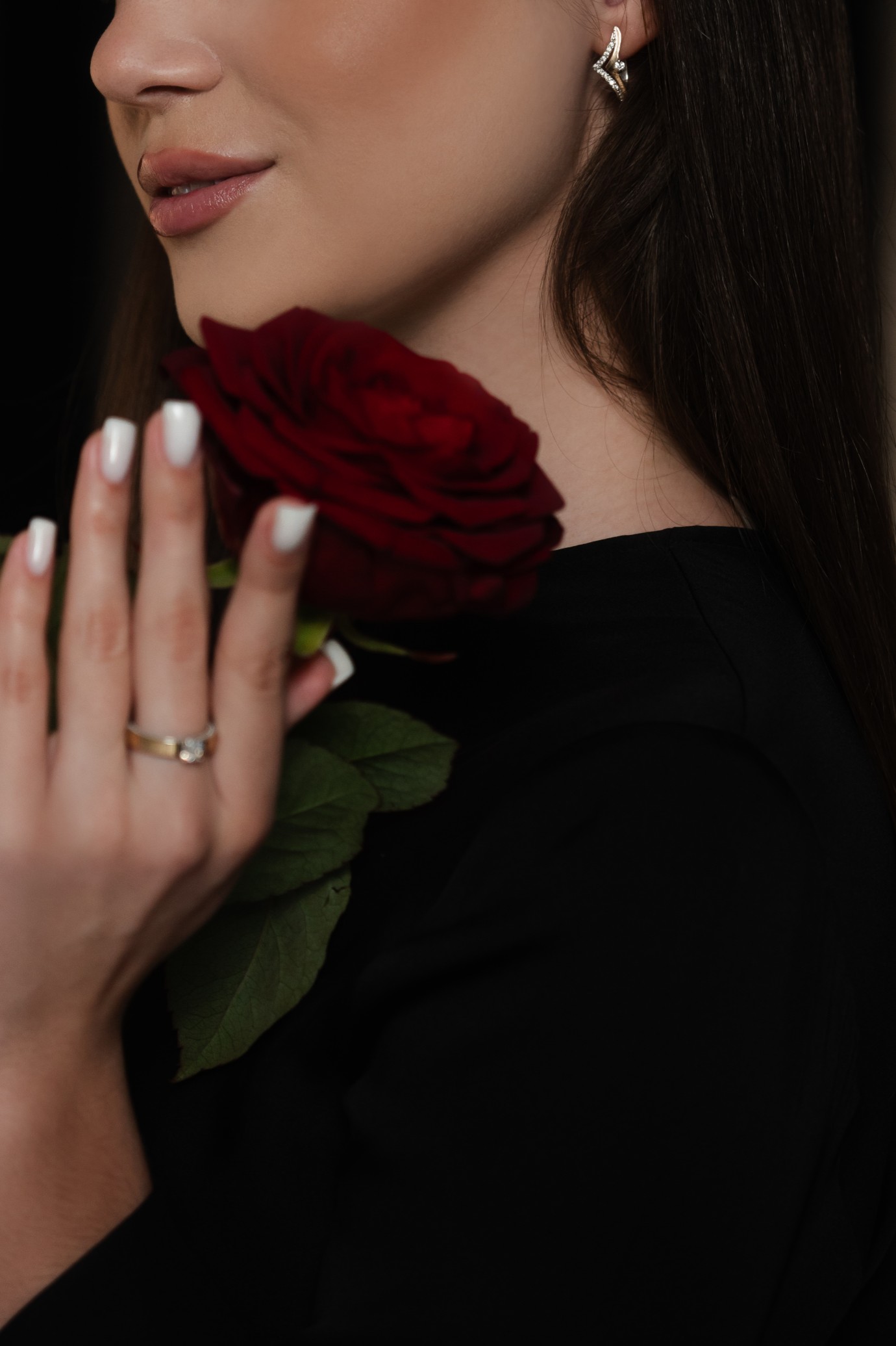 SILBEROHRRINGE MIT GOLD UND ZIRKONIA 0059.10 bild 2