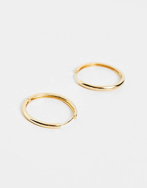 Stalove Złotko - ASOS DESIGN Pozłacane Kolczyki Koła 25mm 30349 Stalove Złotko - ASOS DESIGN Pozłacane Kolczyki Koła 25mm 30349