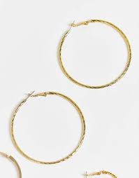 Stalove Złotko - ASOS DESIGN Zestaw 3 pozłacanych kolczyków 30760 Stalove Złotko - ASOS DESIGN Zestaw 3 pozłacanych kolczyków 30760