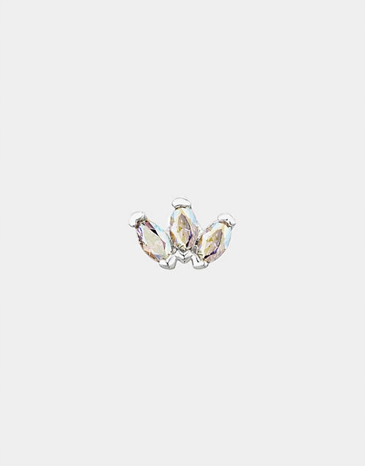 Stalove Złotko - With Bling piercing 6 mm posrebrzany 30528