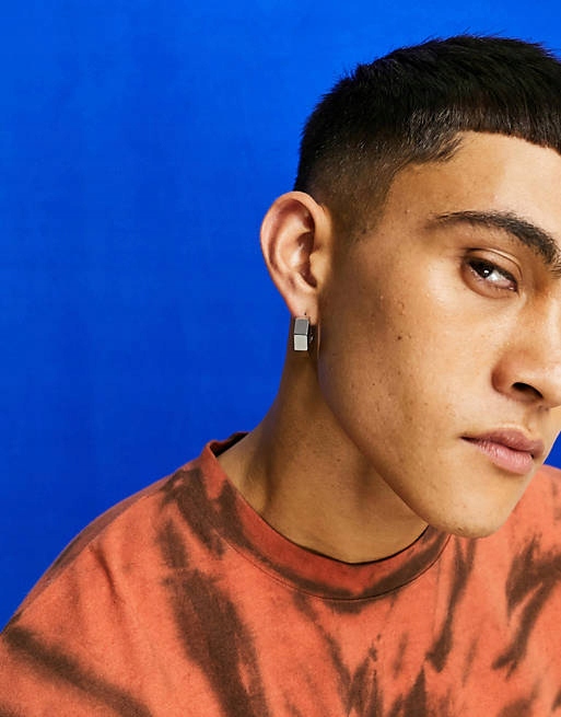 Stalove Złotko - ASOS DESIGN Masywne Sześciokątne Kolczyki Koła