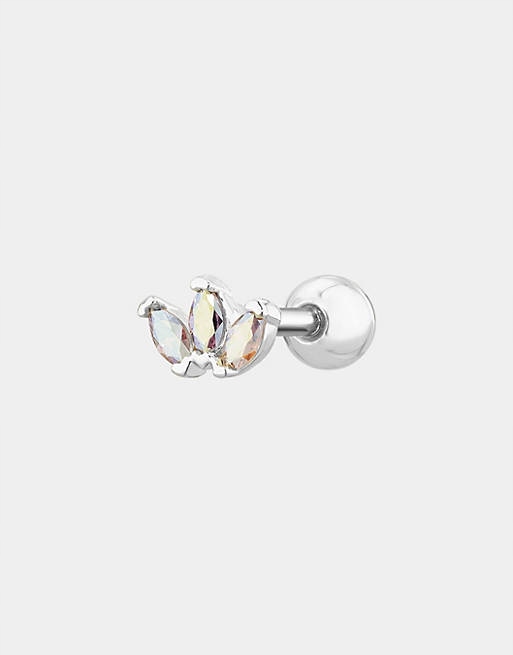 Stalove Złotko - With Bling piercing 6 mm posrebrzany 30528