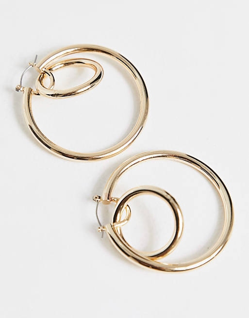 Stalove Złotko - ASOS DESIGN Kolczyki Koła w Kołach Złote Stal Stalove Złotko - ASOS DESIGN Kolczyki Koła w Kołach Złote Stal