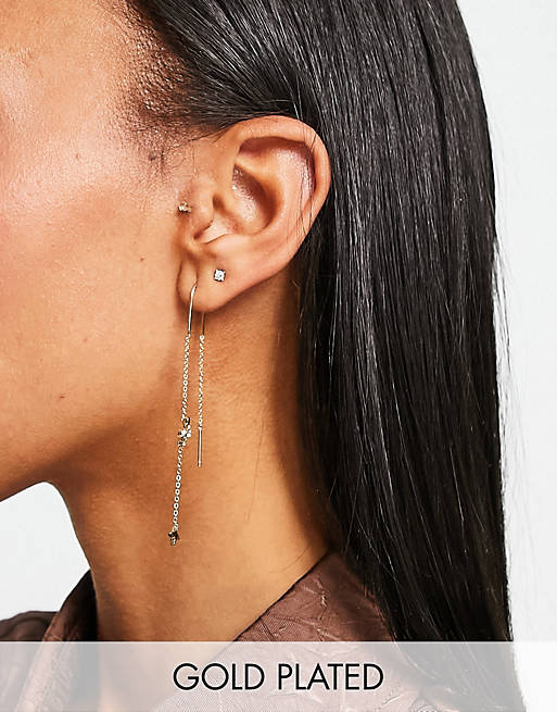 Stalove Złotko - ASOS DESIGN pozłacane kolczyki z motywem węża30460 Stalove Złotko - ASOS DESIGN pozłacane kolczyki z motywem węża30460