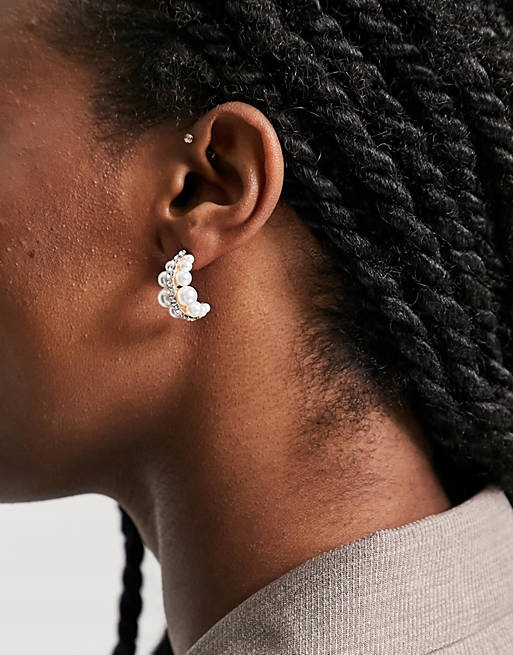 Stalove Złotko - Kolczyki ALDO Nadra z Perłami i Cyrkoniami Stalove Złotko - Kolczyki ALDO Nadra z Perłami i Cyrkoniami