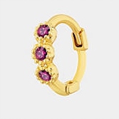 Stalove Złotko - WITH BLING KOLCZYK Z RÓŻOWYMI CYRKONIAMI 30277