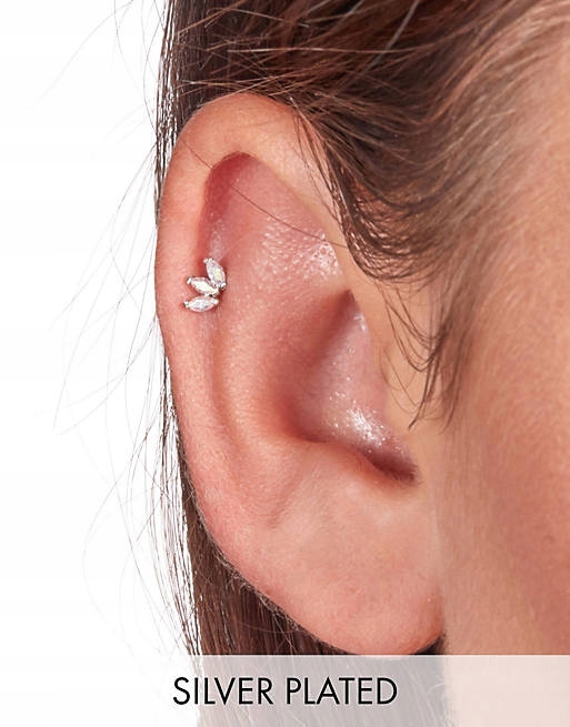 Stalove Złotko - With Bling piercing 6 mm posrebrzany 30528
