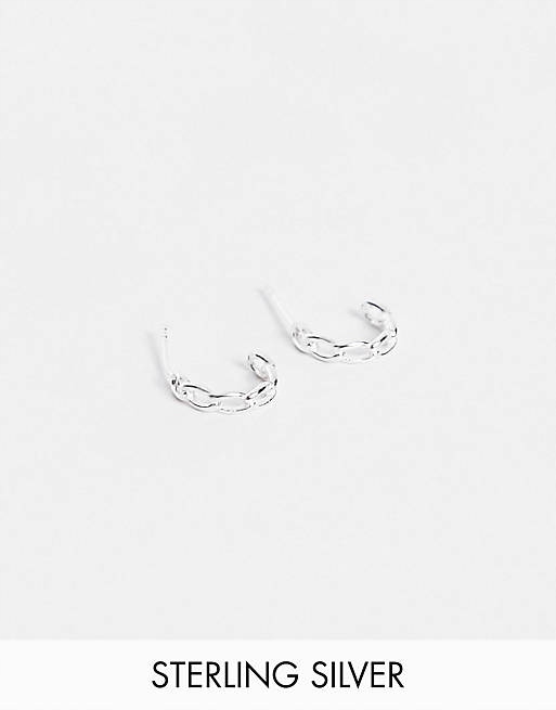 Stalove Złotko - Kingsley Ryan Mini Kolczyki Kółka Plecione Srebrne Stalove Złotko - Kingsley Ryan Mini Kolczyki Kółka Plecione Srebrne