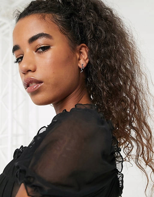 Stalove Złotko - ASOS DESIGN Kolczyki Wkręty Węże Srebrne Stal Stalove Złotko - ASOS DESIGN Kolczyki Wkręty Węże Srebrne Stal