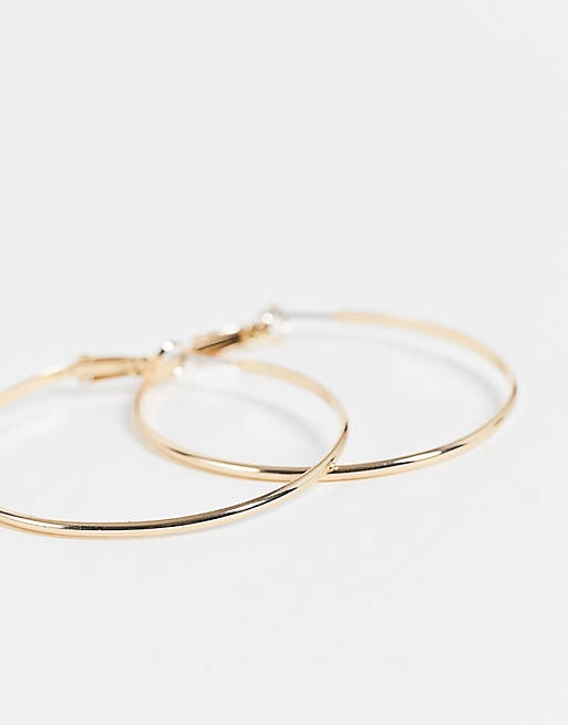 Stalove Złotko - French Connection Duże Kolczyki Koła Złote Stal Stalove Złotko - French Connection Duże Kolczyki Koła Złote Stal