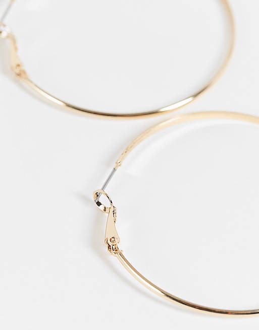 Stalove Złotko - French Connection Duże Kolczyki Koła Złote Stal Stalove Złotko - French Connection Duże Kolczyki Koła Złote Stal