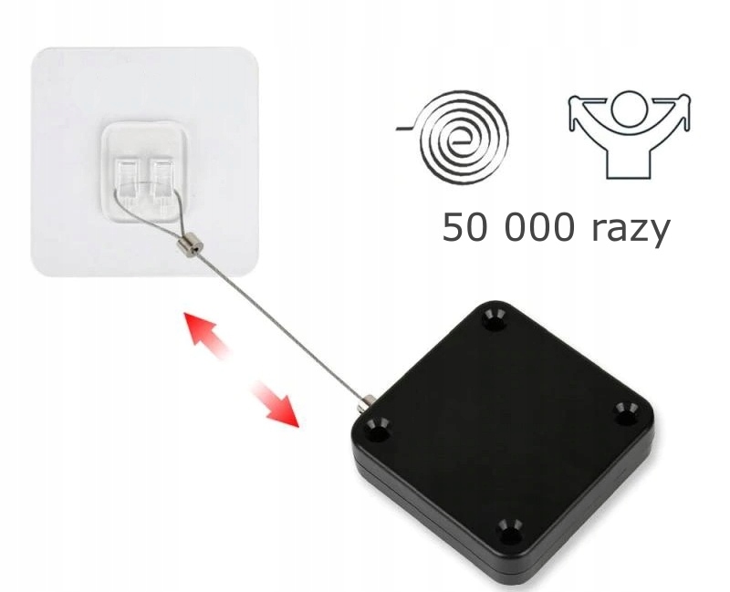 Samozamykacz do drzwi moskitiery samoprzylepny cz.