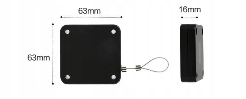Samozamykacz do drzwi moskitiery samoprzylepny cz.