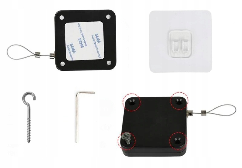 Samozamykacz do drzwi moskitiery samoprzylepny cz.