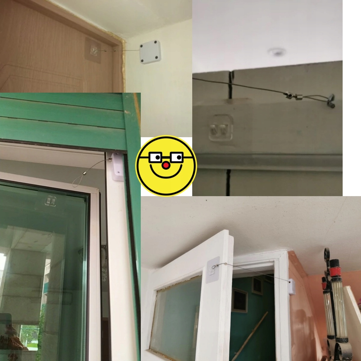 Samozamykacz do drzwi moskitiery samoprzylepny cz.