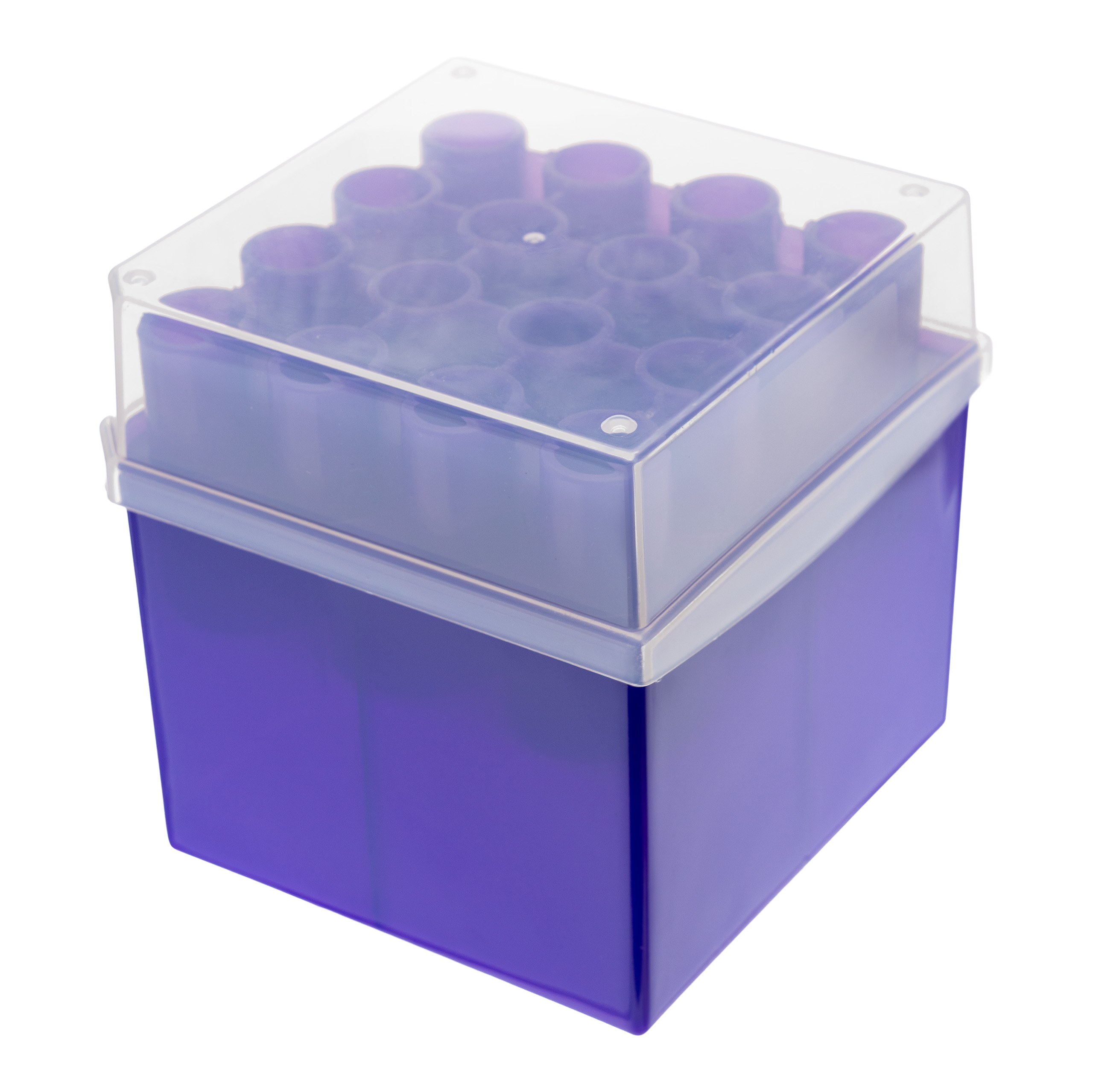 Statyw, stojak na probówki 15 ml i 50 ml z pokrywką, polipropylen PP