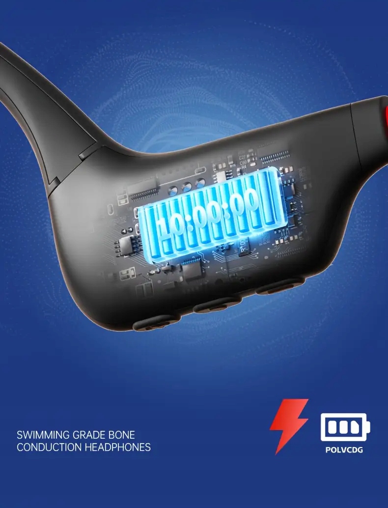 X7 Bezprzewodowe słuchawki z przewodnictwem kostnym 32GB Bluetooth IPX8