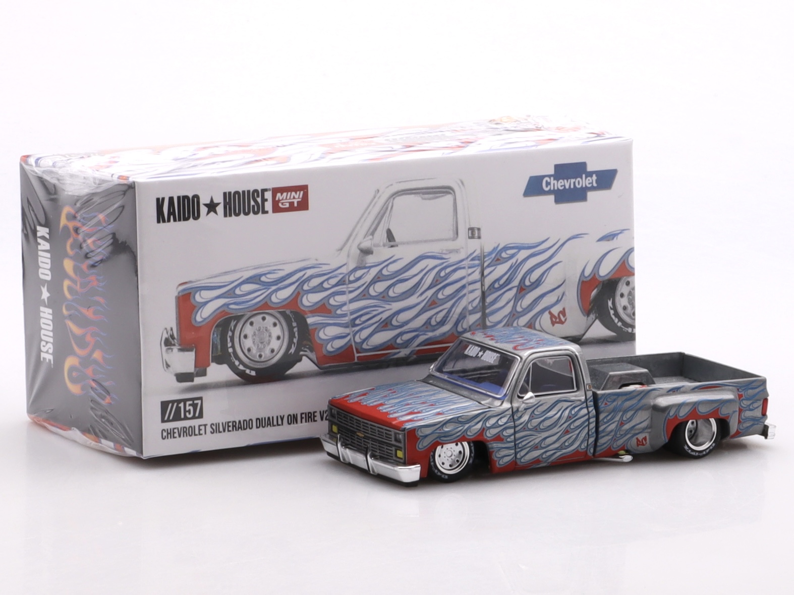 街道ハウス Chevrolet Silverado Dually　チェイス Kaido House Chevrolet Silverado Dually On Fire V2 #157