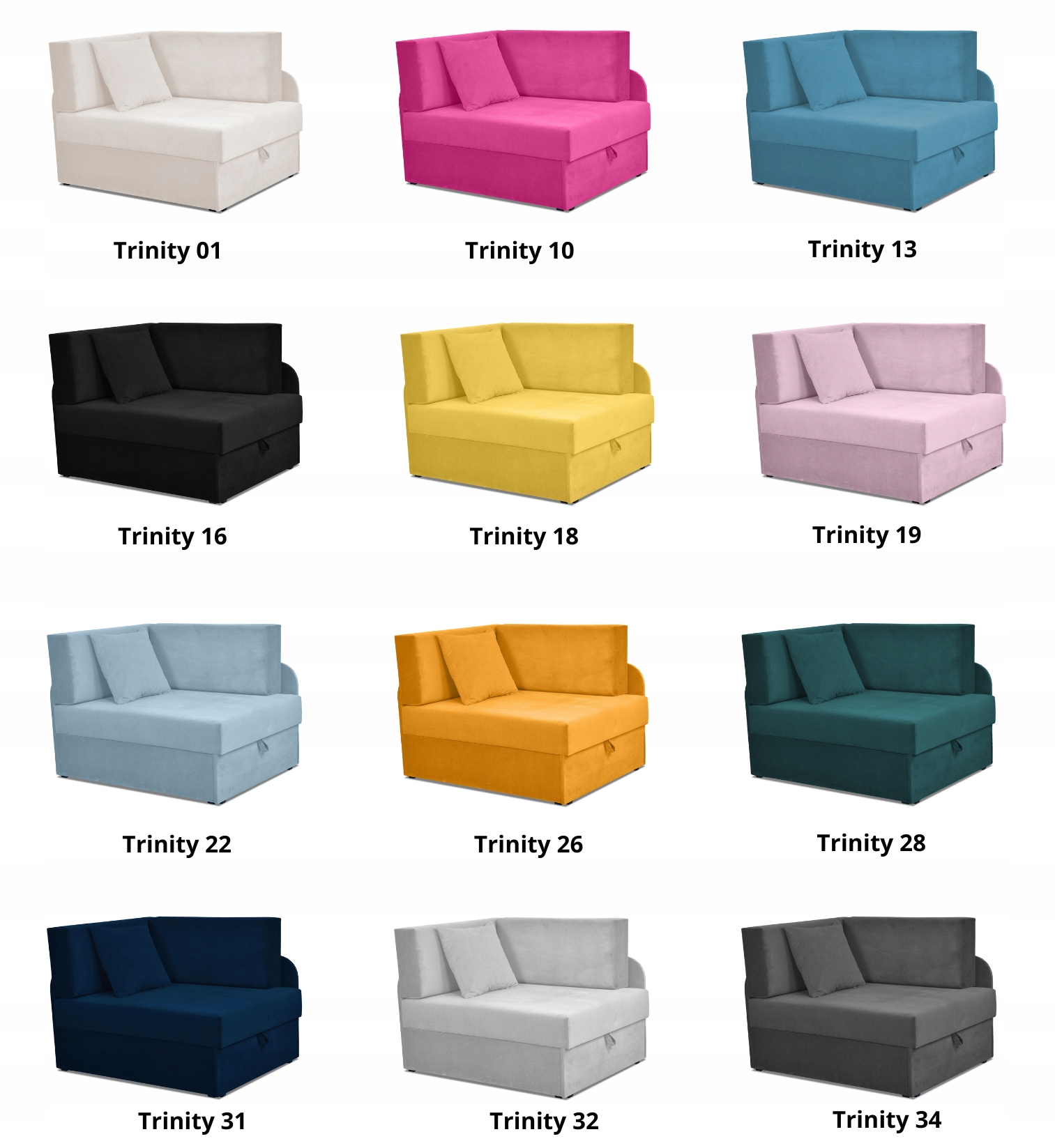 Narożnik dziecięcy Denis rozkładany pojemnik łóżko dla dzieci materac kubuś