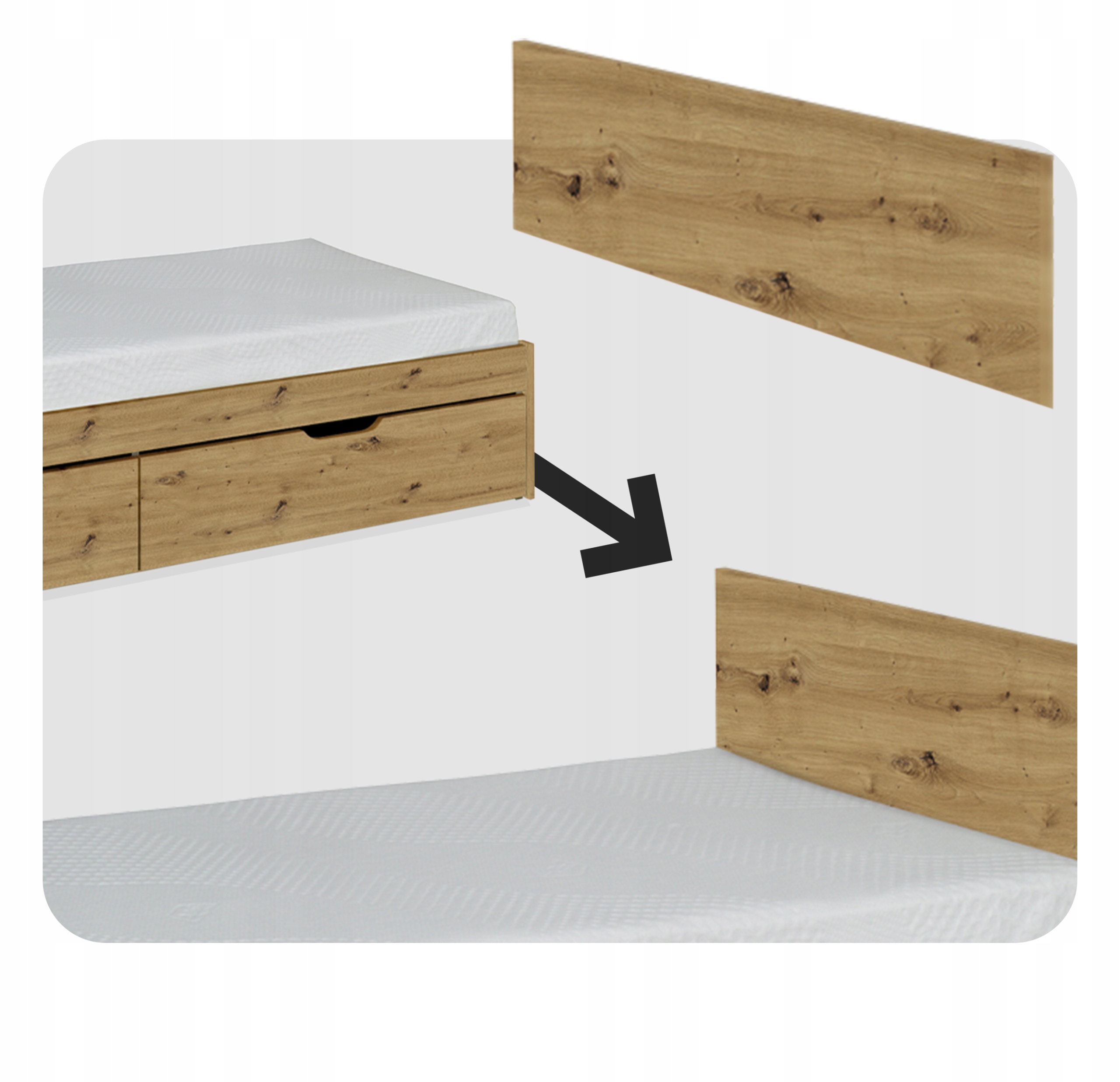 Łóżko dziecięce dla dziecka dzieci młodzieżowe 80x200 cm Lili Family Meble