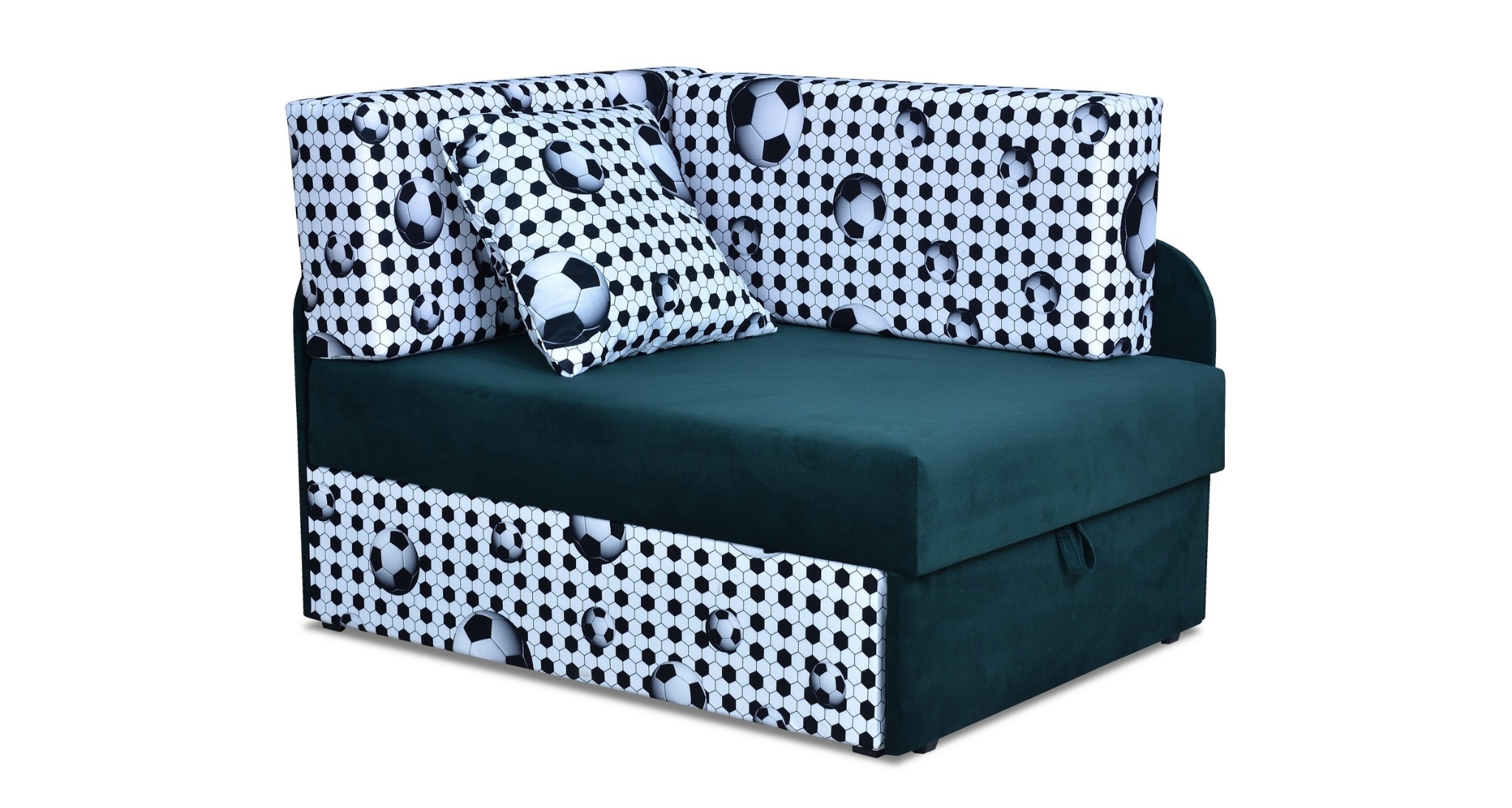 Narożnik dziecięcy Bambino rozkładany pojemnik łóżko dzieci materac kubuś