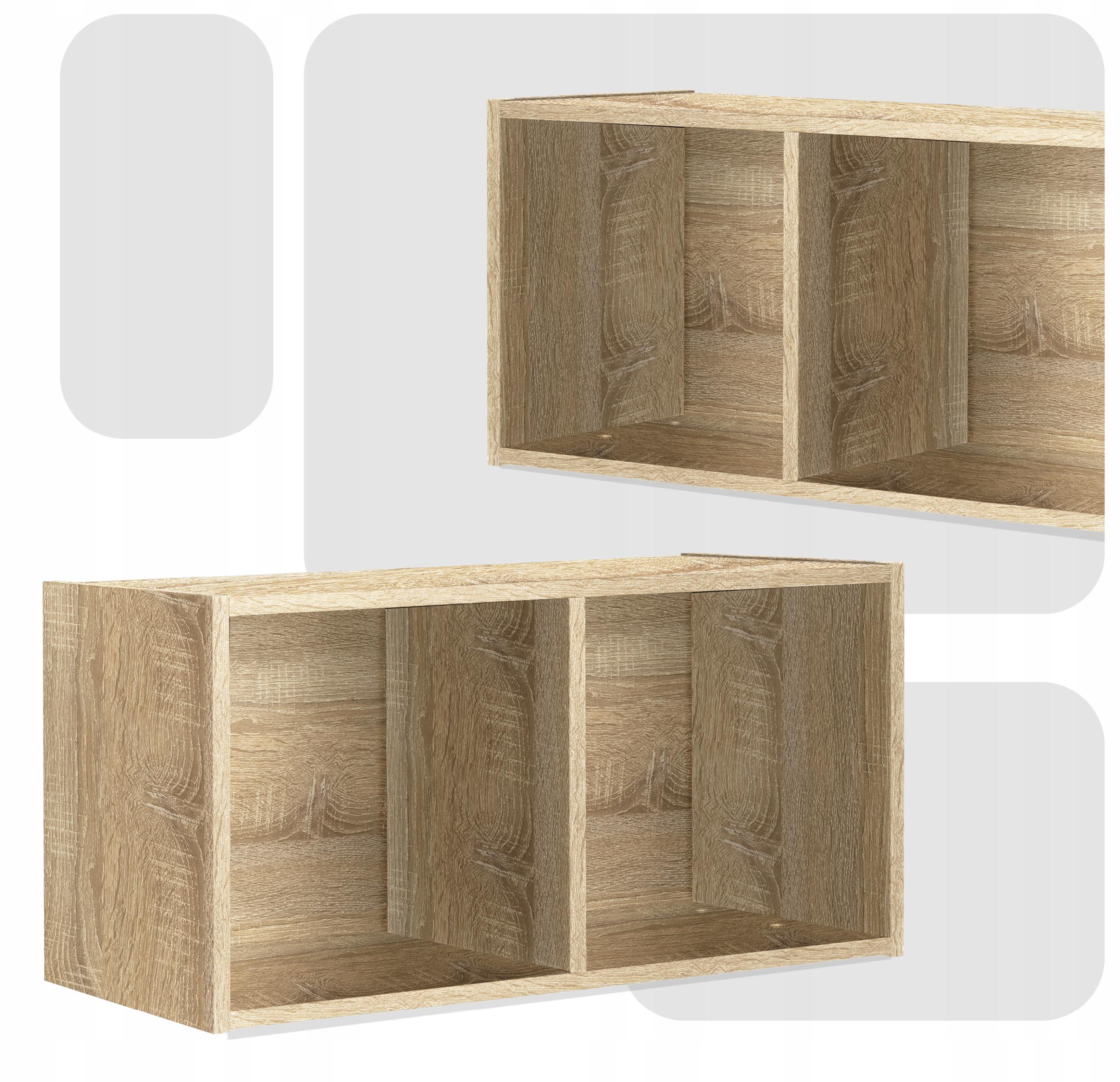 Regał półka organizer pojemnik stojak na płyty winylowe segregatory Cubo 2