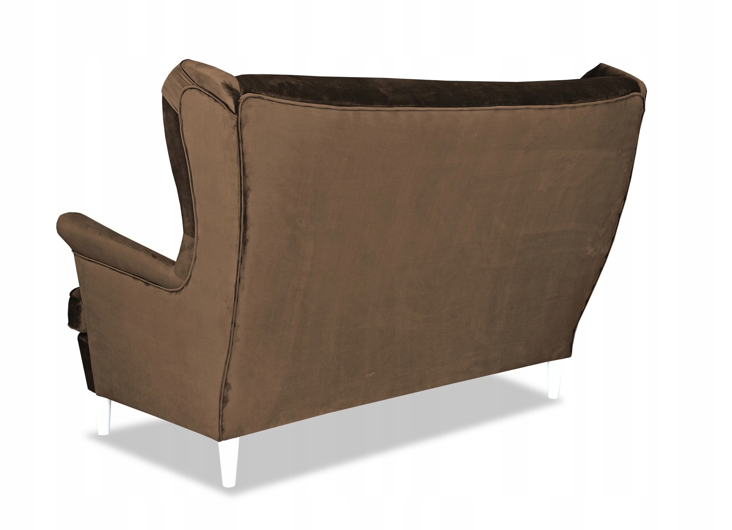 Sofa kanapa uszak Diana skandynawska nie rozkładana Family Meble brązowa