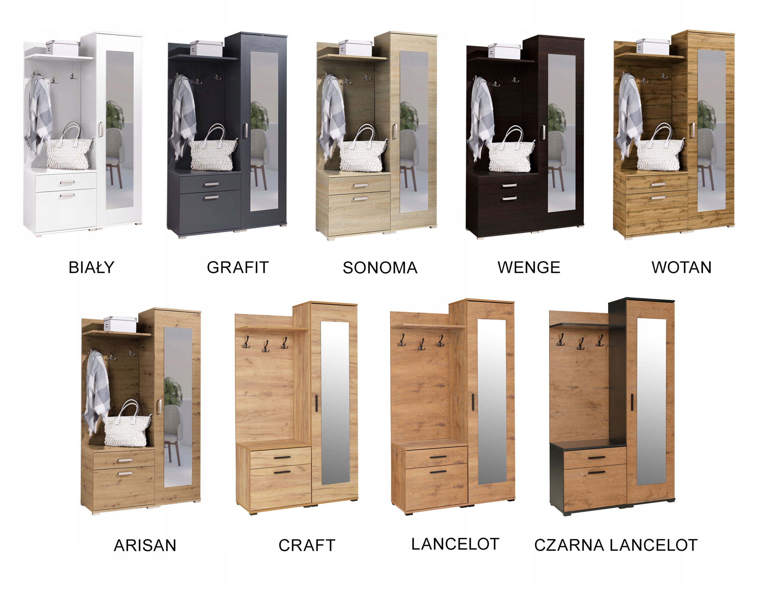 Garderoba przedpokój do przedpokoju szafa szafka na buty Gino Family Meble