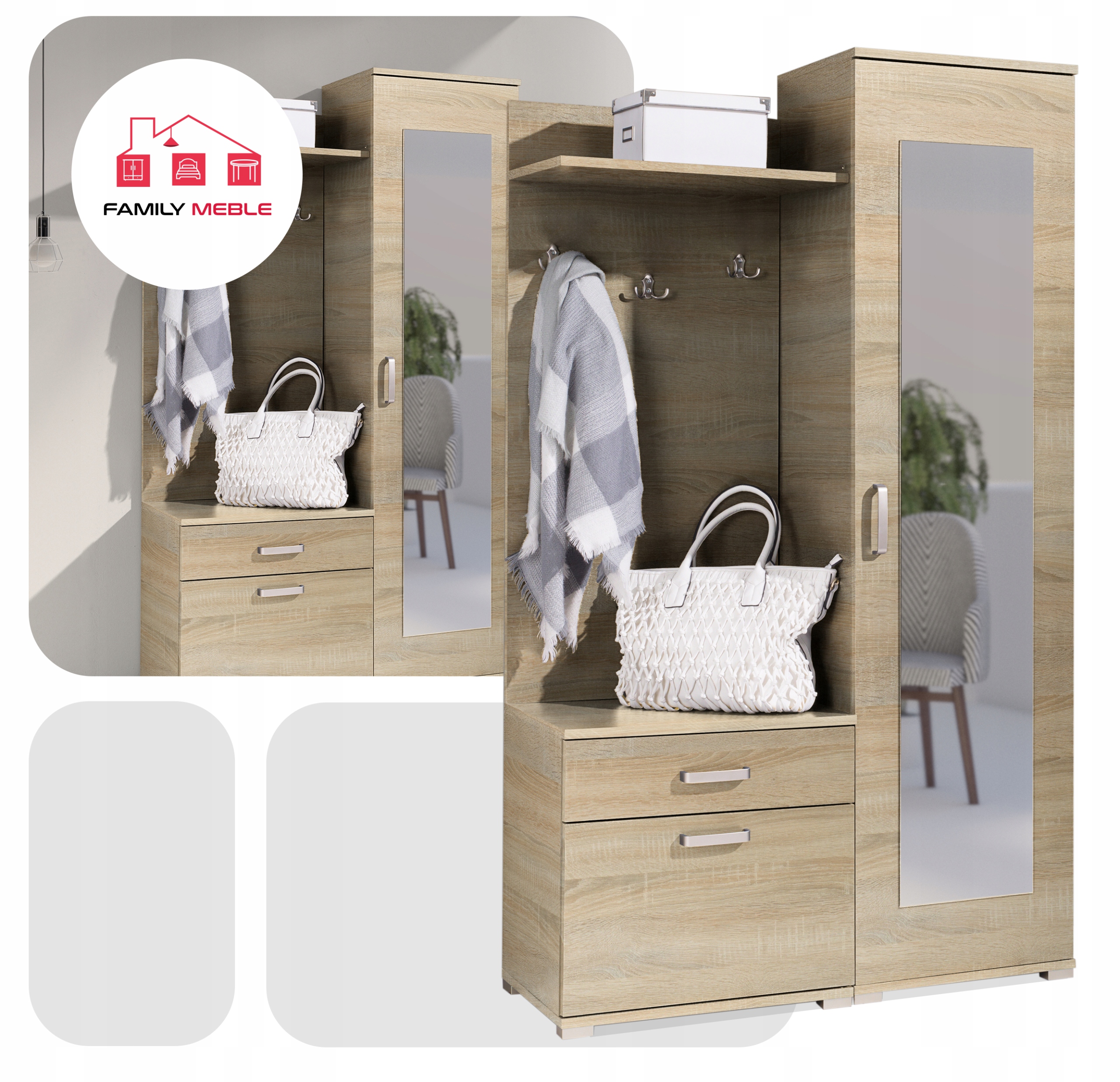 Garderoba przedpokój do przedpokoju szafa szafka na buty Gino Family Meble