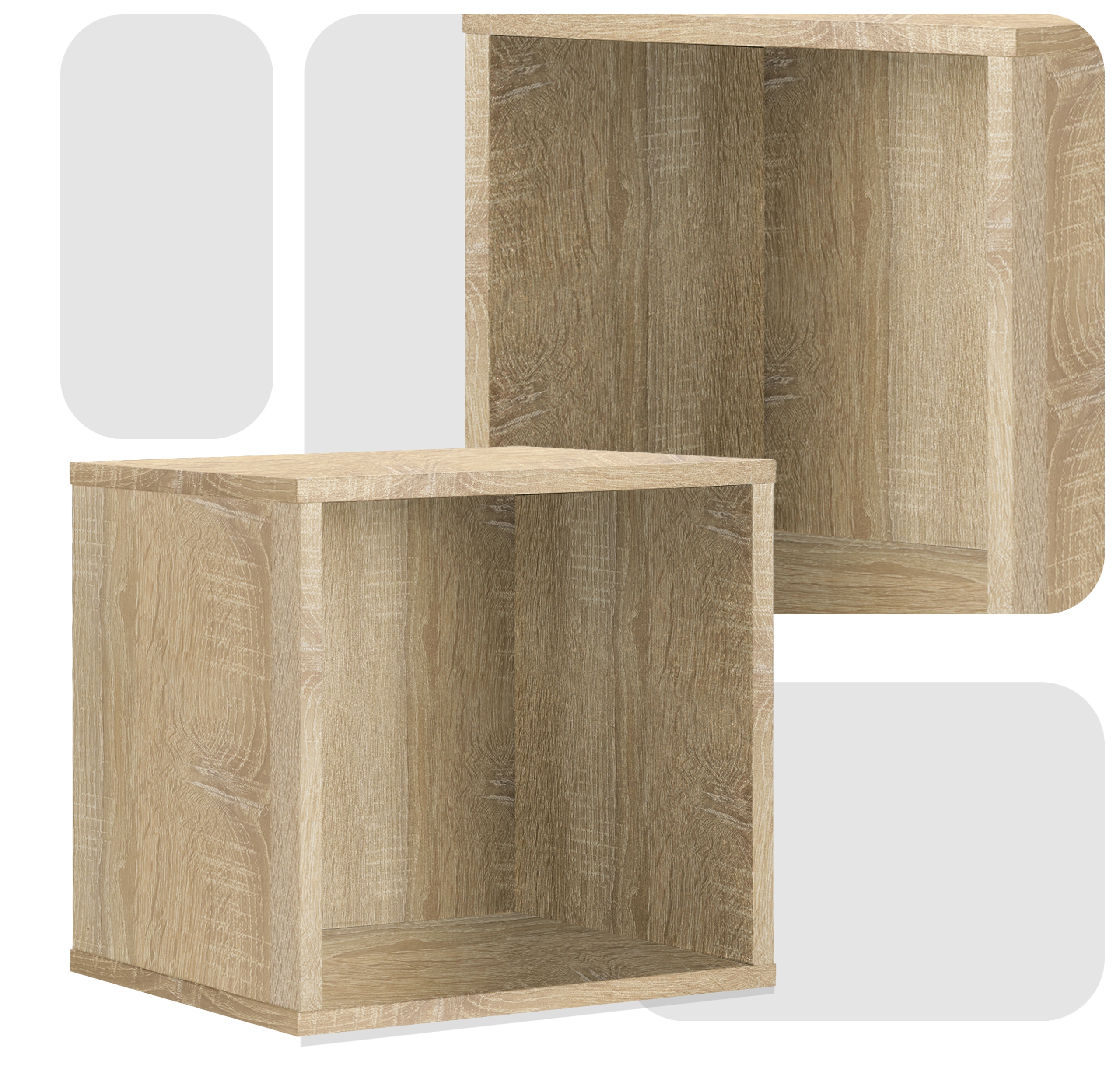 Regał półka organizer pojemnik stojak na płyty winylowe segregatory Cubo 1