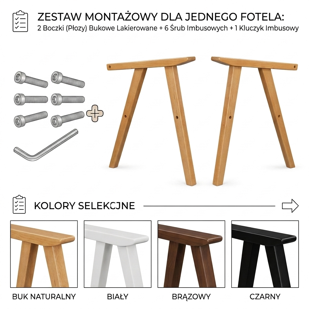 Kolory nóżek