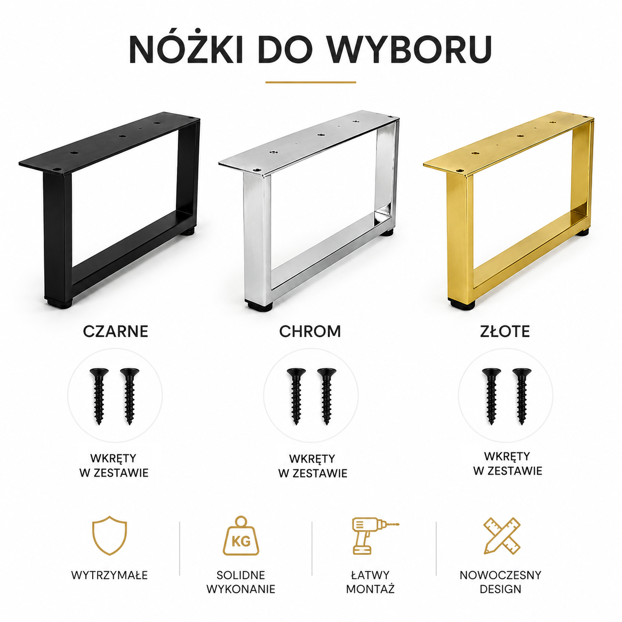 Kolory nóżek