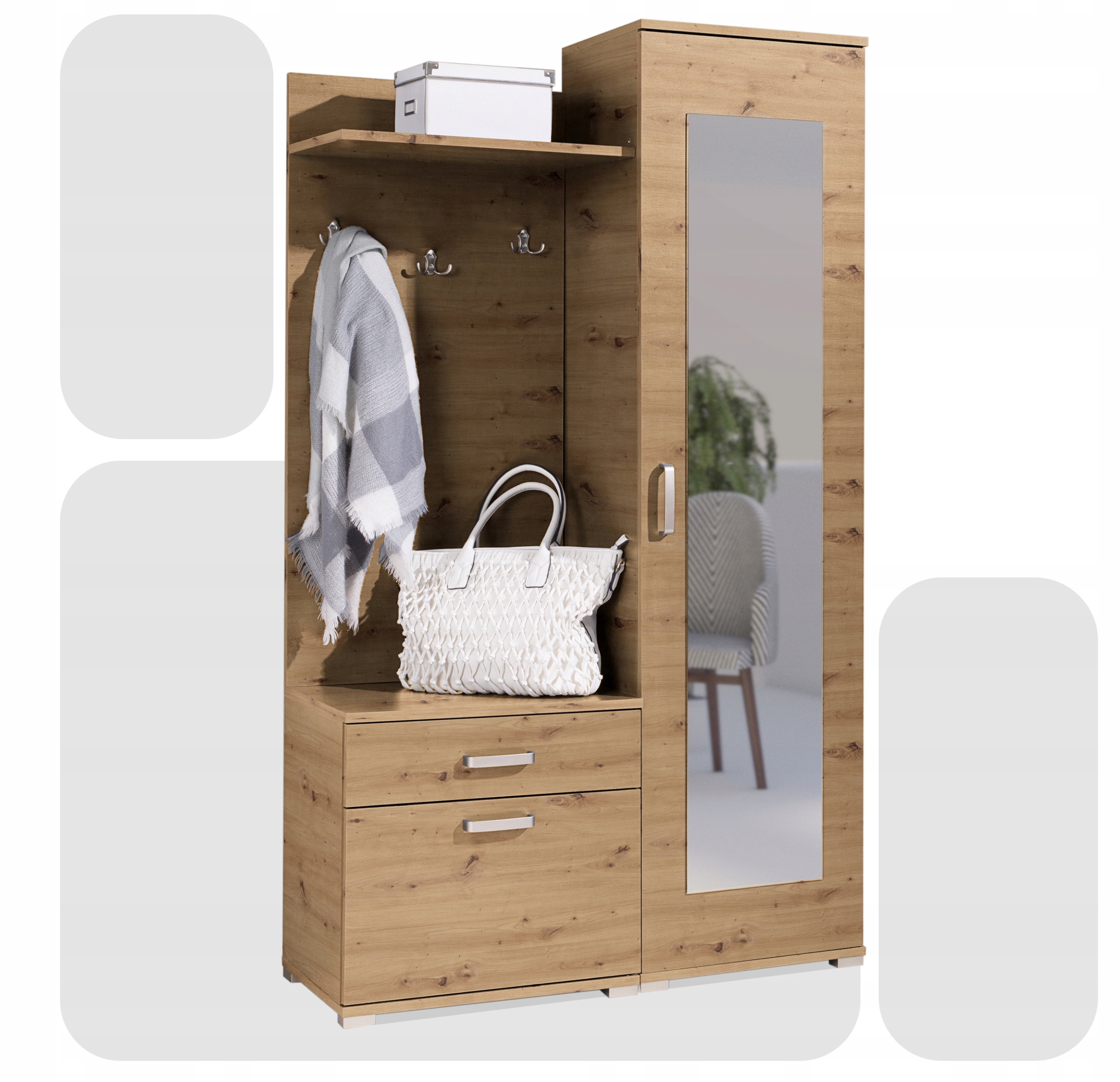 Garderoba przedpokój do przedpokoju szafa szafka na buty Gino Family Meble