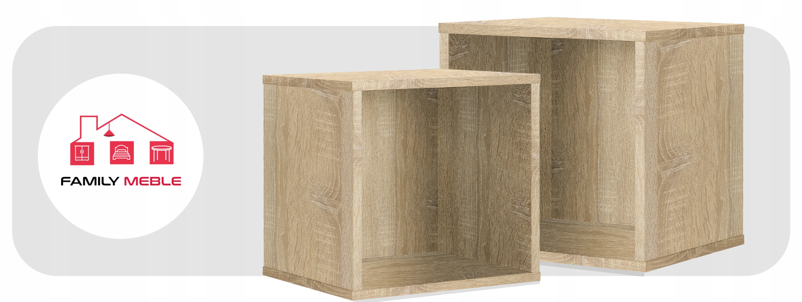 Regał półka organizer pojemnik stojak na płyty winylowe segregatory Cubo 1