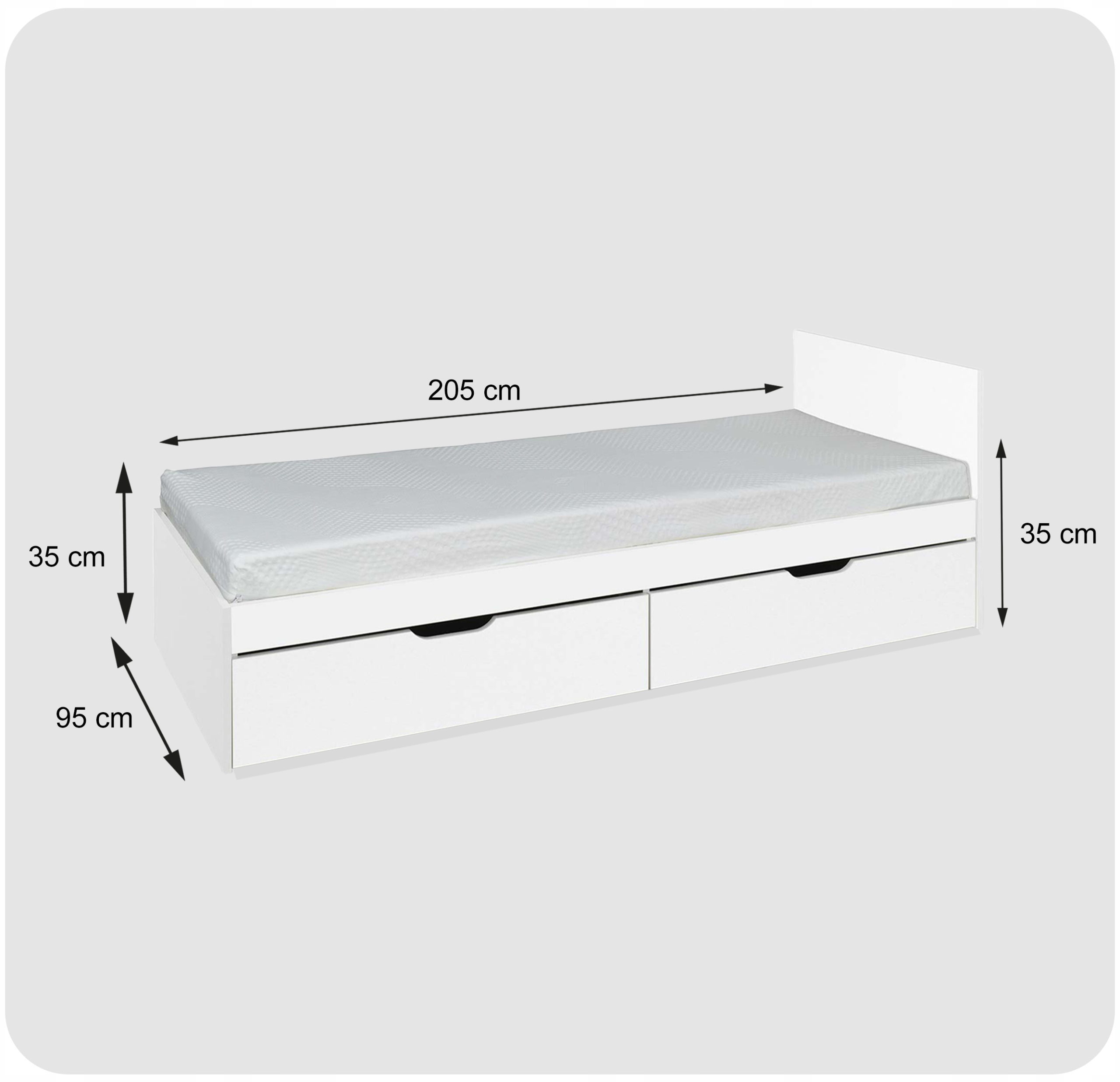 Łóżko dziecięce dla dziecka dzieci młodzieżowe 90x200 cm Lili Family Meble