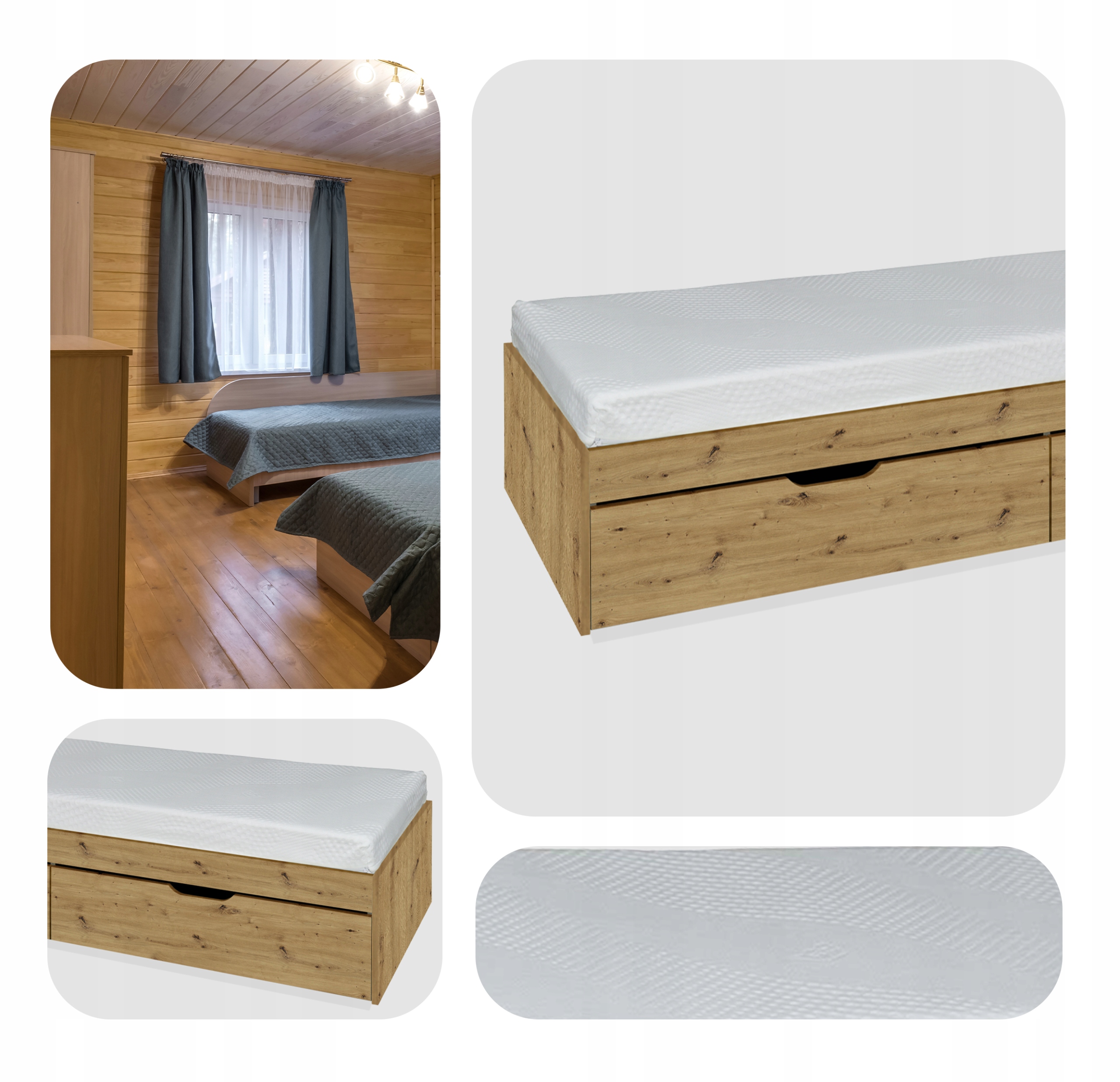 Łóżko dziecięce dla dziecka dzieci młodzieżowe 80x200 cm Lili Family Meble