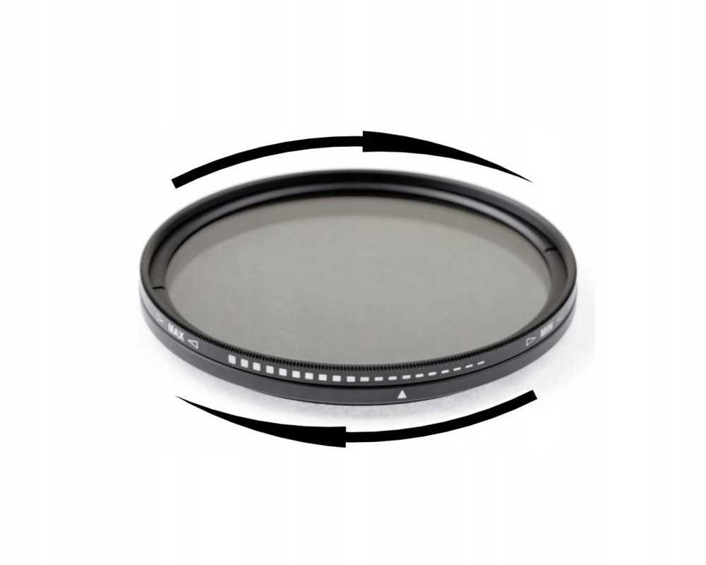 DHD Digital 37mm Variable Fader ND2-ND400 Gray Filter – Adjustable Neutral Density