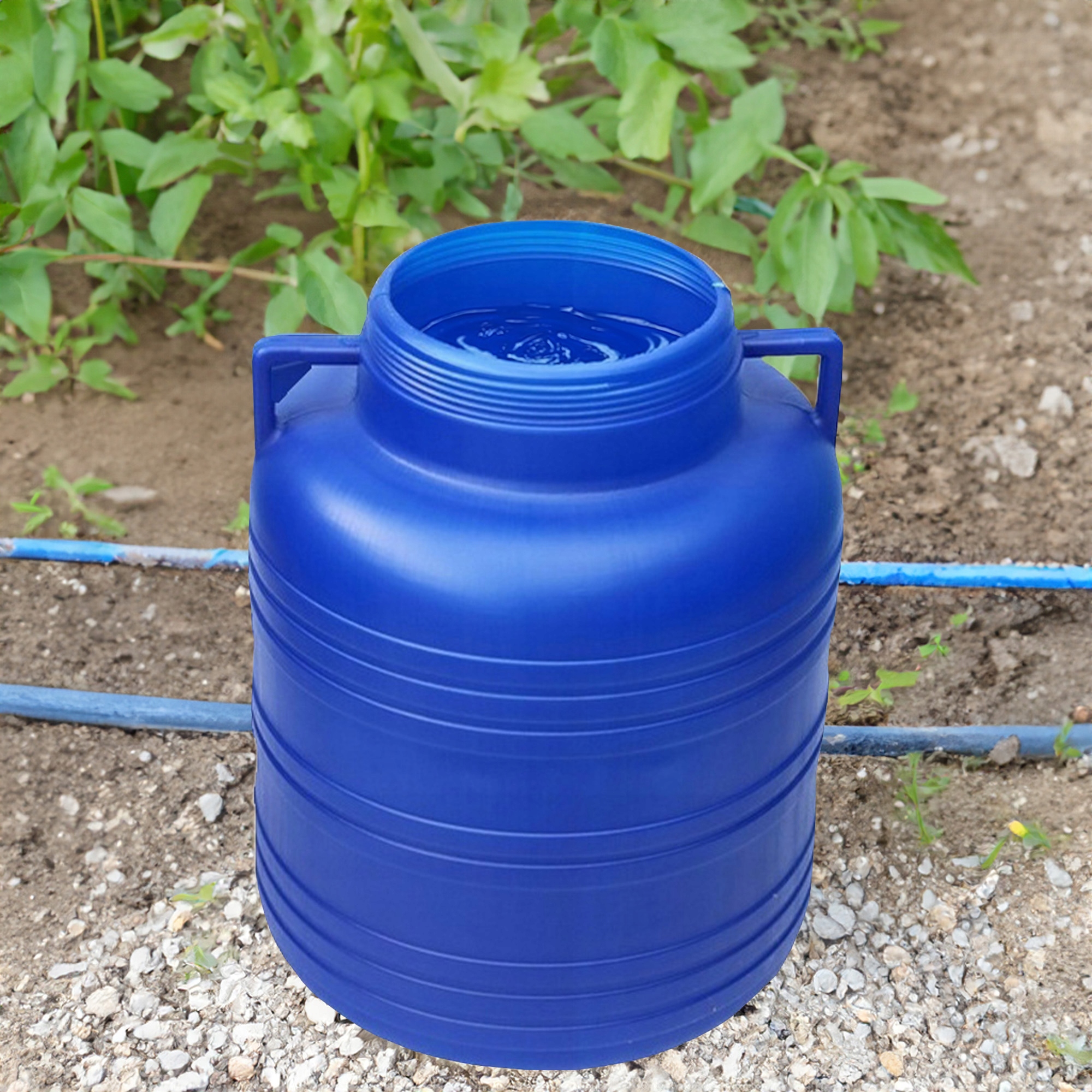 BECZKA PLASTIKOWA 80L ZBIORNIK POJEMNIK NA DESZCZÓWKĘ WODĘ DO KISZENIA