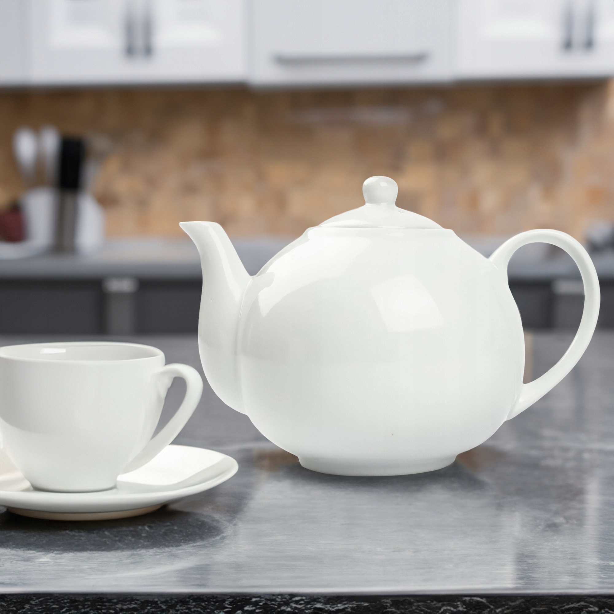 DZBANEK PORCELANOWY IMBRYK DO ZAPARZANIA HERBATY KAWY NAPARÓW ZIÓŁ 900ML