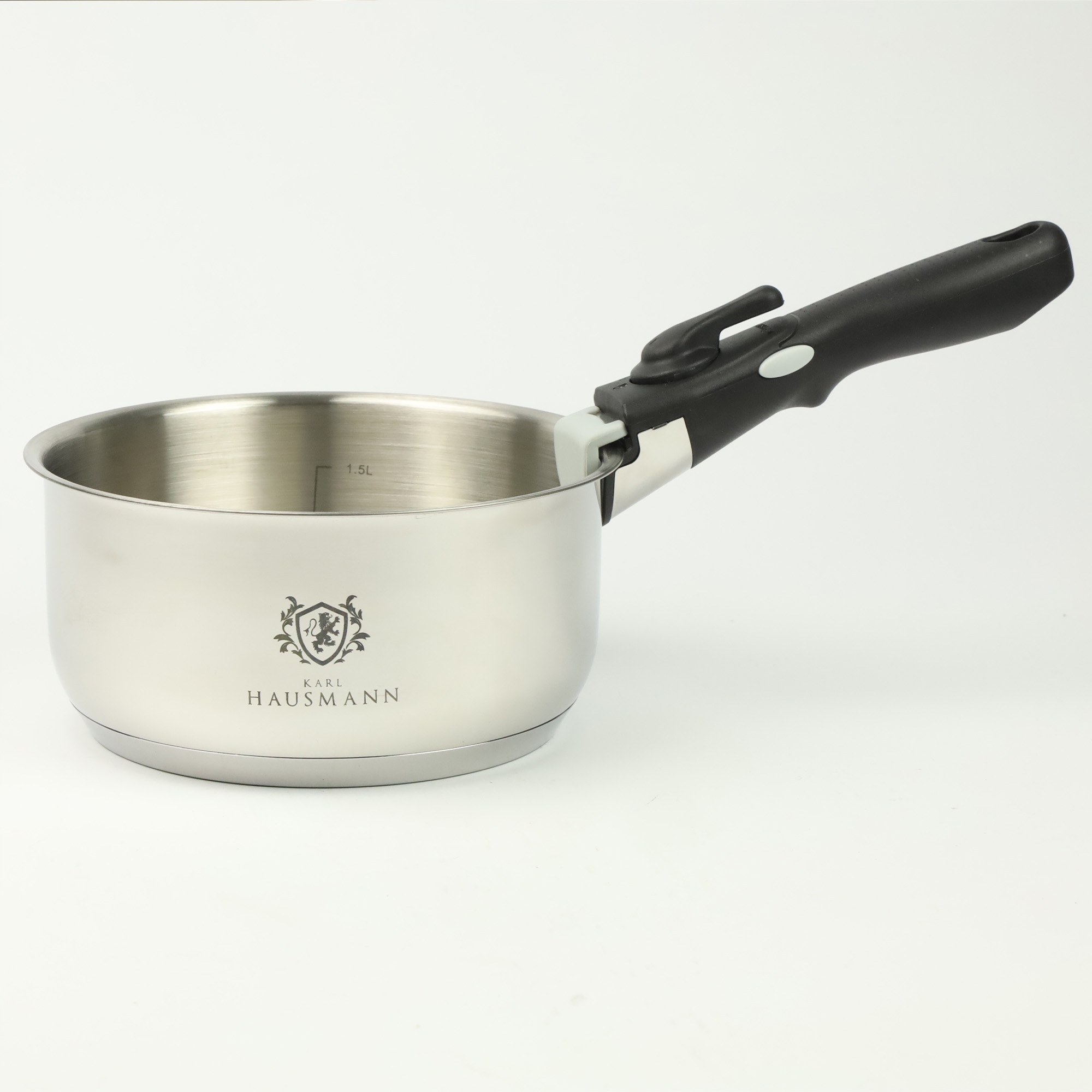 ZESTAW GARNKÓW STALOWYCH GARNKI Z ODPINANĄ RĄCZKĄ 3 SZT FUSION 1,6/2,2/3,1L