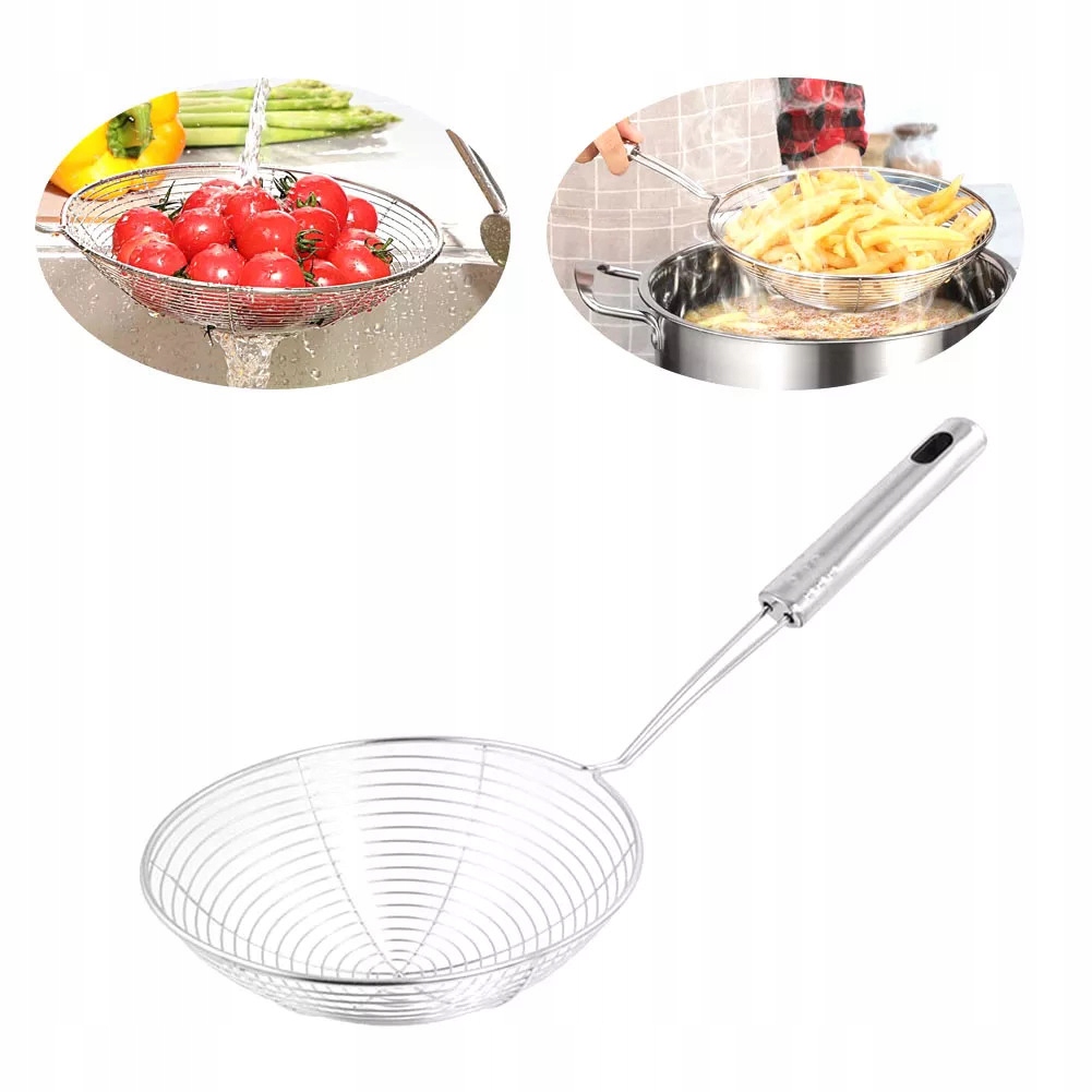 ŁYŻKA CEDZAKOWA do klusek pierogów frytek Nabierak