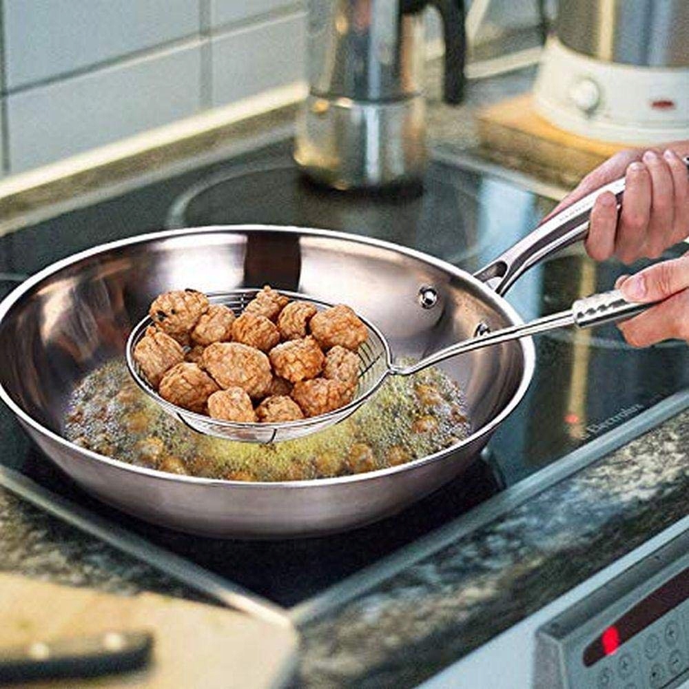 ŁYŻKA CEDZAKOWA do klusek pierogów frytek Nabierak