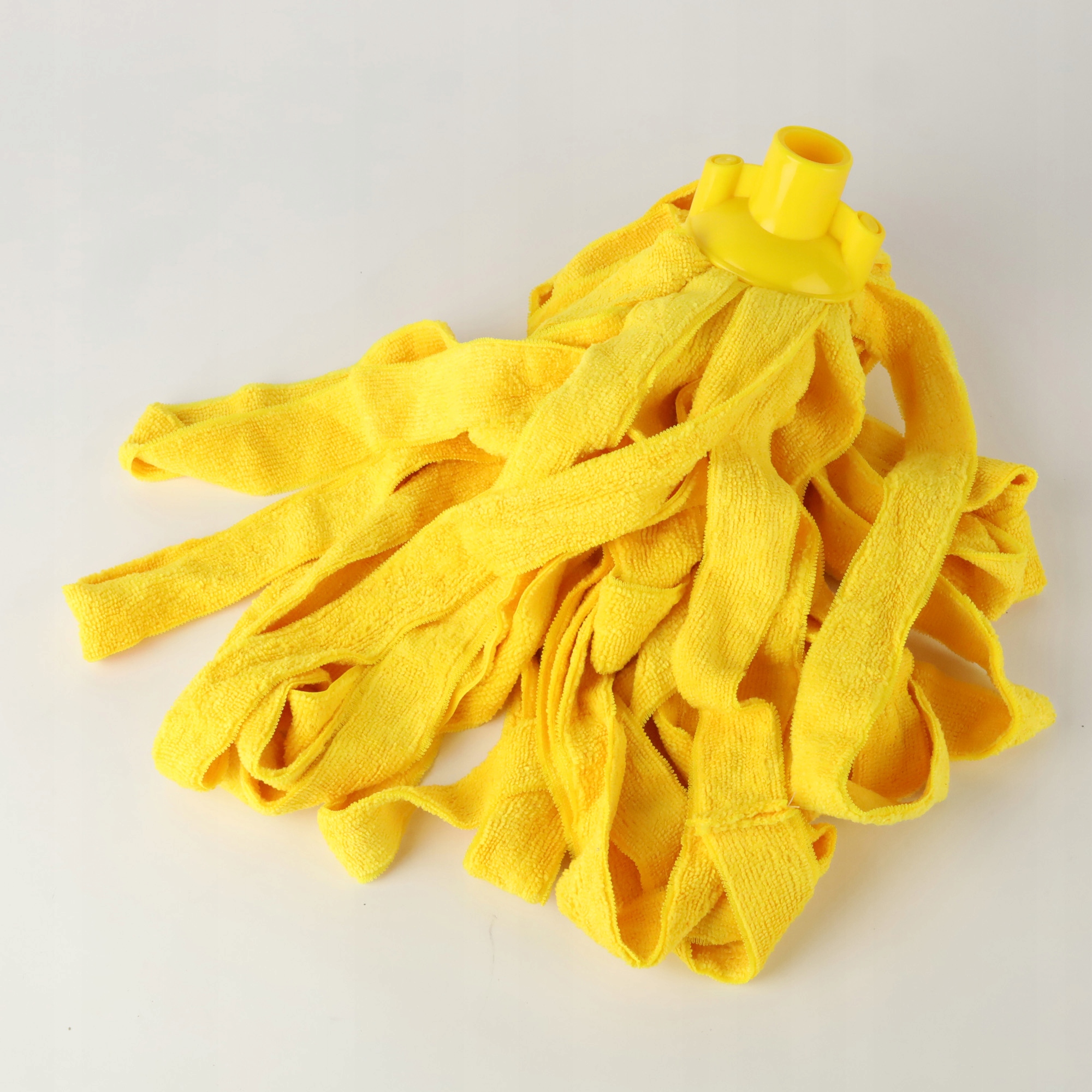 KOŃCÓWKA DO MOPA ZÓŁTA Z MIKROFIBRY PASKOWA SUPERCHLONNA KLARA