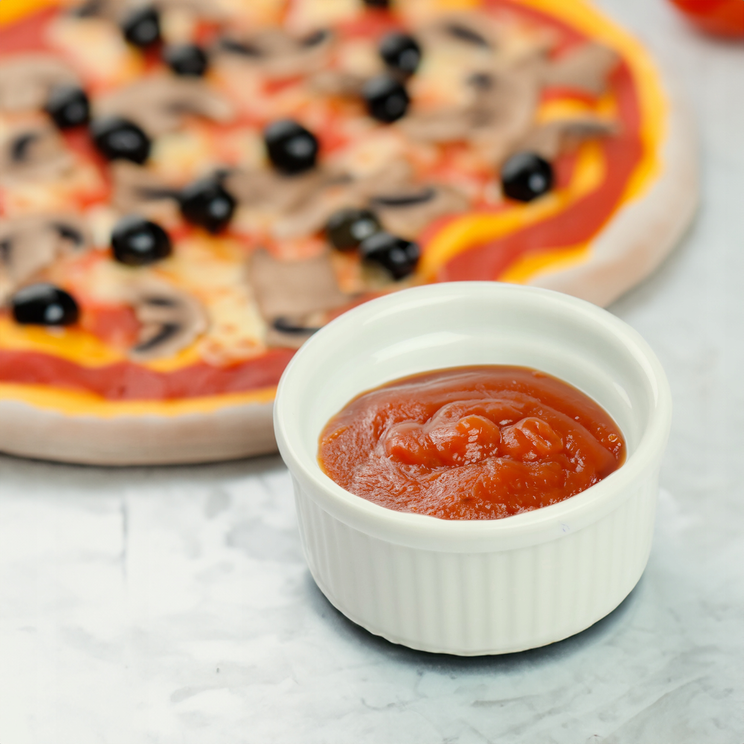 KOKILKA PORCELANOWA DO ZAPIEKANIA 7CM MISECZKA NACZYNIE DO SOSÓW DIPÓW