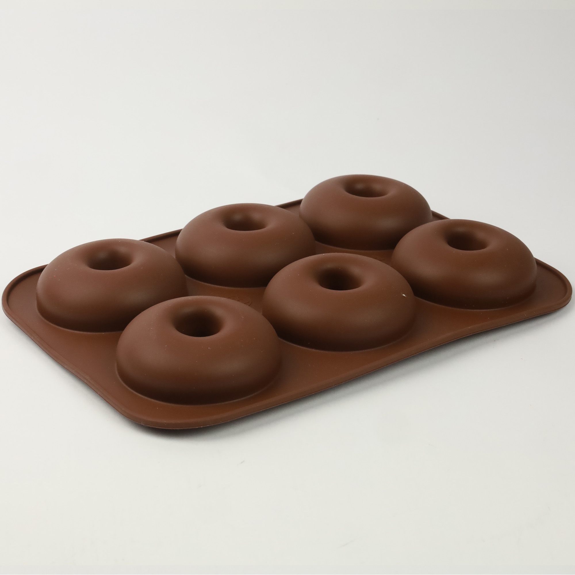 FORMA SILIKONOWA DO ROBIENIA PĄCZKÓW DONUTÓW DONATÓW CIASTEK Z DZIURKĄ 6SZT