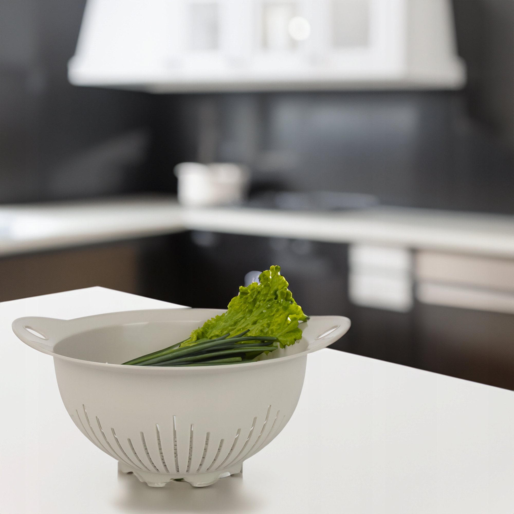 DURSZLAK CEDZAK SITO KUCHENNE DO ODCEDZANIA MAKARONU WARZYW 22CM PLASTIKOWY