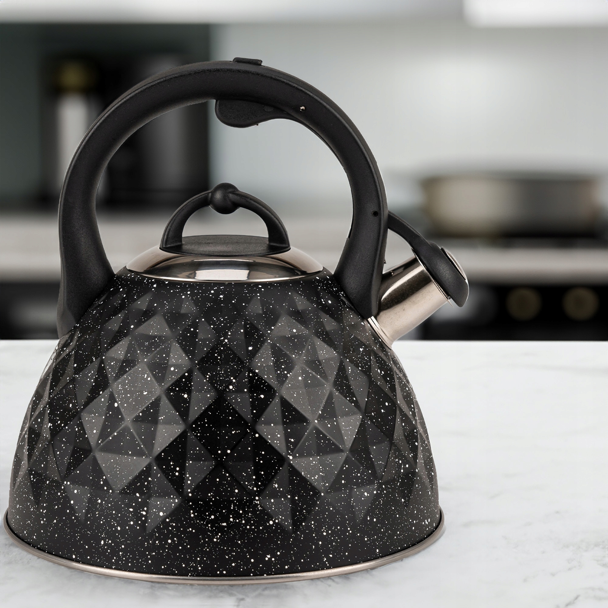 CZAJNIK tradycyjny Z GWIZDKIEM DUZY 3 l INDUKCJA GAZ WZÓR MARMUREK